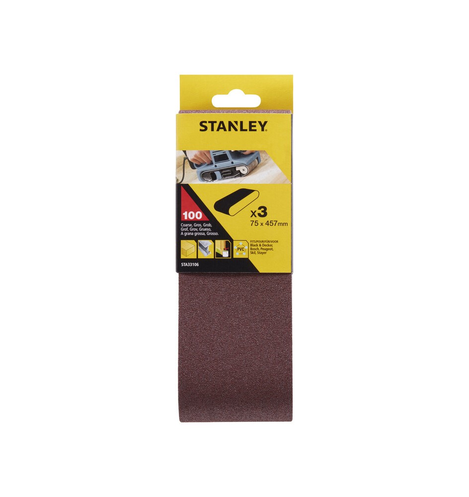STANLEY STA33106 3 NASTRI 75X457 GR 100