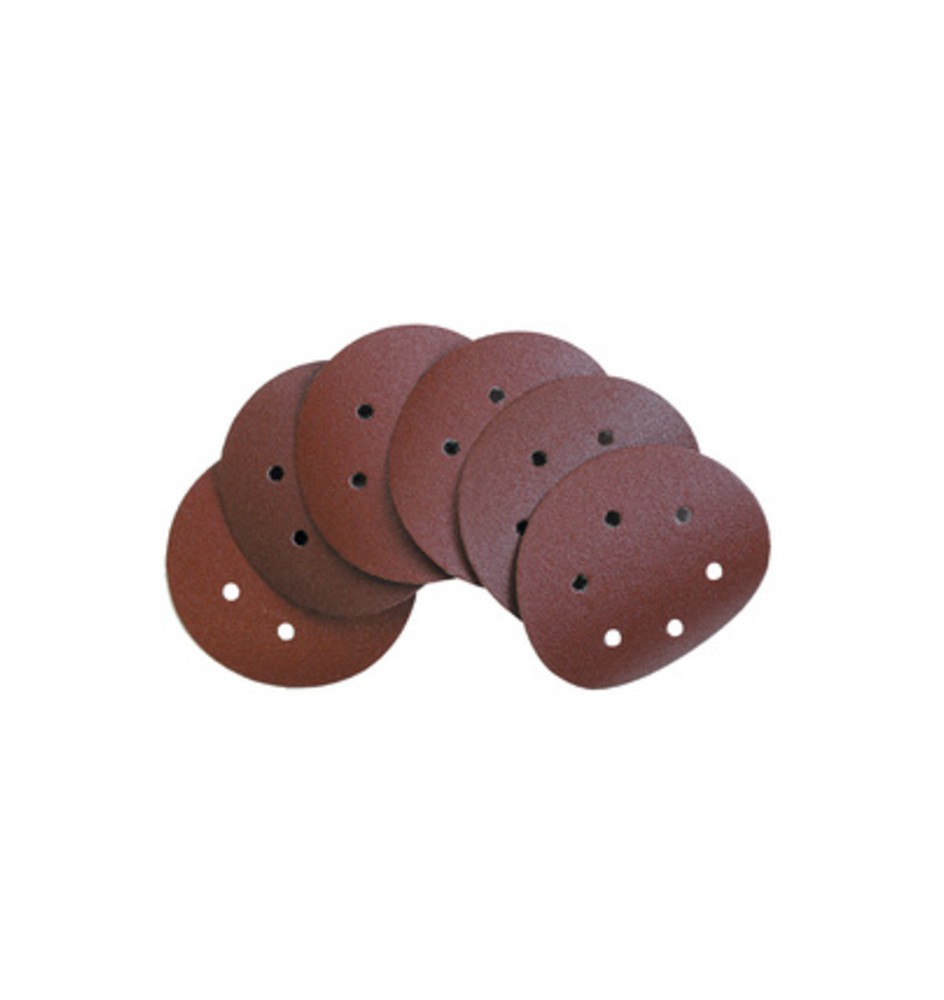 DISCO ABRASIVO VELCRO 6 FORI D 150 MM GRANA 80