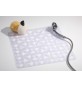 GEDY CO5555 TAPPETO DOCCIA VINILE CUORE 55X55 TRASP