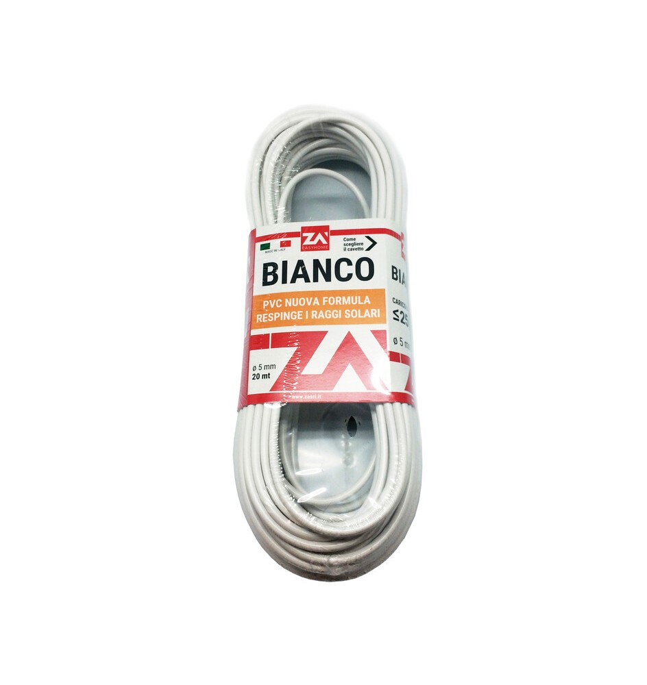 FILO STENDIBIANCHERIA BIANCO L ACC OTT CONF 20 M*
