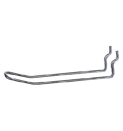 GANCIO PER PANNELLI PORTAUTENSILI cm 20 - modello doppio