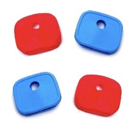 COPRICHIAVE IN PLASTICA FLESSIBILE COLORI ASSORTITI
