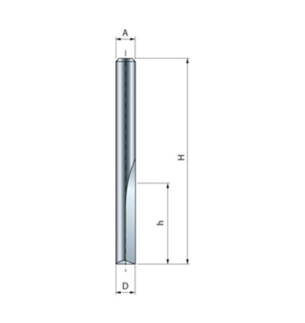FRESA WIDIA TAGLIENTI DIRITTI 04-10106 D 4X15,8X44,5 MM