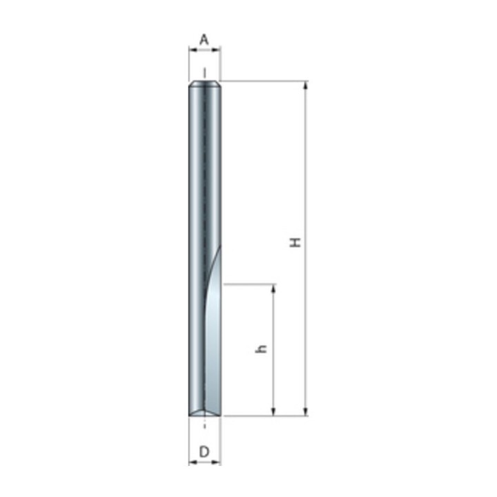 FRESA WIDIA TAGLIENTI DIRITTI 04-11406 D 6X16,0X50,8 MM