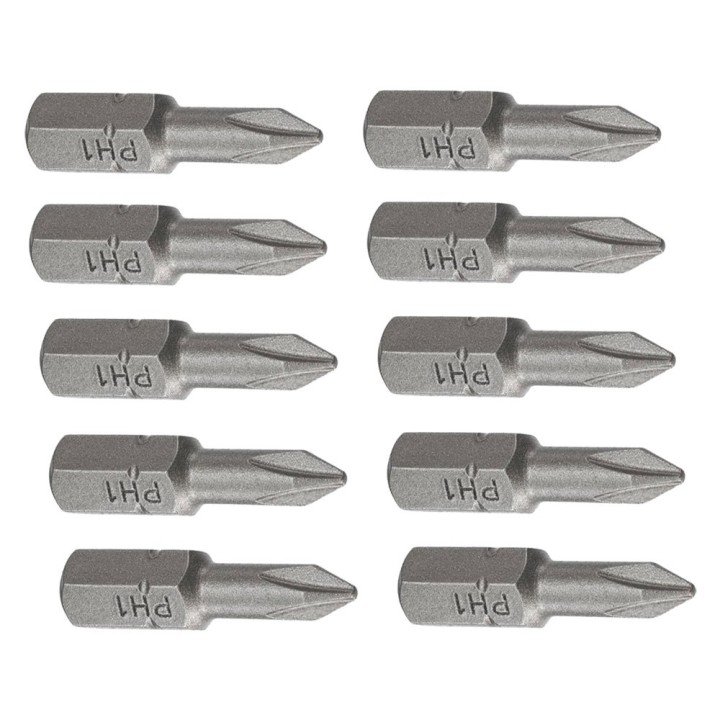 INSERTI PER AVVITATORI IN SET misti (6 pz) PH1-2-3 + SL4-6-7.2
