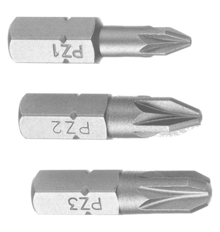 INSERTI PER AVVITATORI PZ (3 pz) PZ1-2-3 mm 48