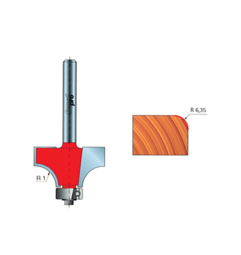 FRESA WIDIA RAGGIO CONVESSO 34-11006 6,35 MM