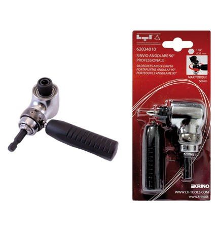 RINVIO ANGOLARE PER TRAPANO A 90° attacco 1/4