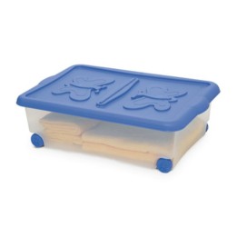 CONTENITORE ROLLING C/COPERCHIO ALI 60X40H18 CM