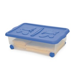 CONTENITORE ROLLING C/COPERCHIO ALI 60X40H18 CM