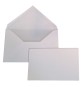 BUSTA CON BIGLIETTO mm 75 x 112 bianca - cf.100 pz