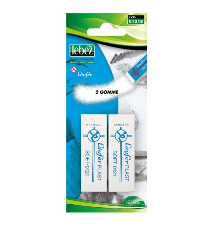 GOMMA CANCELLANTE IN PLASTICA 2 pezzi