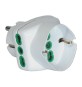 FME 82.230 ADATTATORE SCHUKO 2P+T BIPASSO+SCHUKO