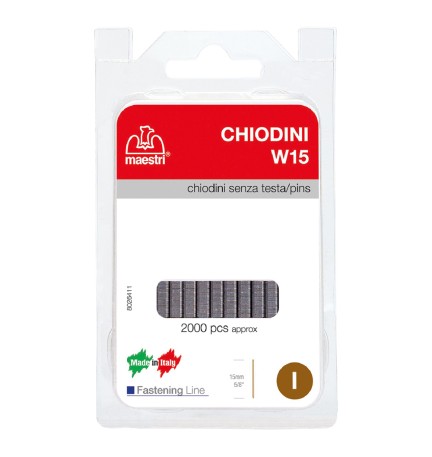 SPILLI PER FISSATRICE MANUALE mod. W15 - 2000 pz senza testa