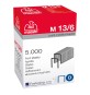 PUNTI PER FISSATRICE A MARTELLO M. 13/6 cf. 5000 pz
