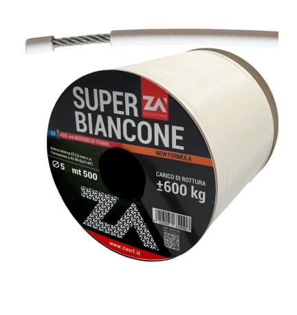FILO STENDIBIANCHERIA SUPERBIANCONE ACC ZIN 5 MM