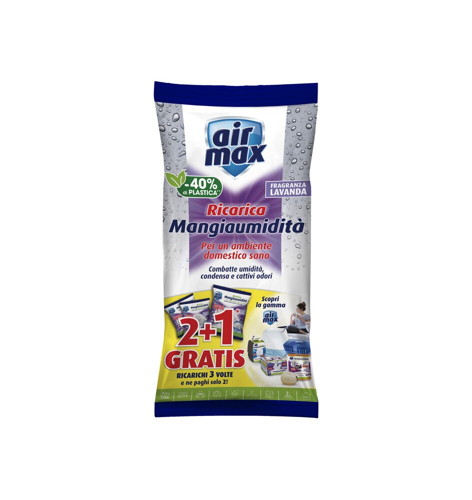 AIRMAX ASSORBIUMIDITA RICAR SALI LAVAN 450G 3 PZ