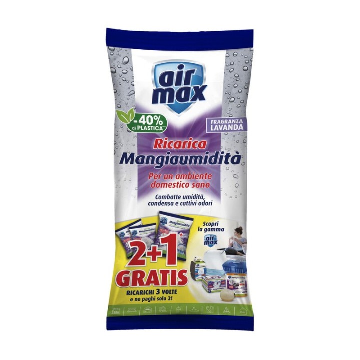 AIRMAX ASSORBIUMIDITA RICAR SALI LAVAN 450G 3 PZ