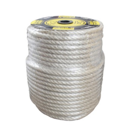 FUNE CANAPA CHIARA D 18 MM BOBINA100 M CIRCA