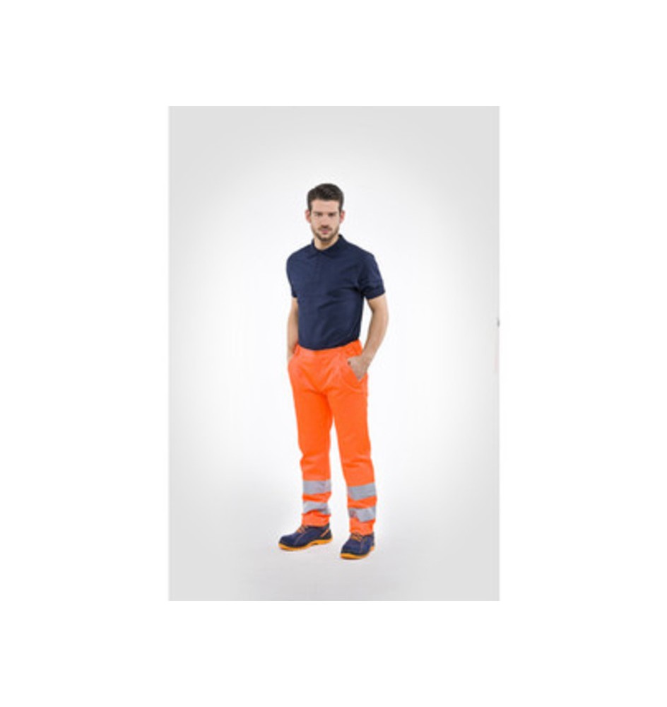 PANTALONE ALTA VISIBILIT ARANCIO TG.XXL
