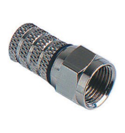 CONNETTORE A VITE TIPO F P/CAVO SAT TV 5,00MM