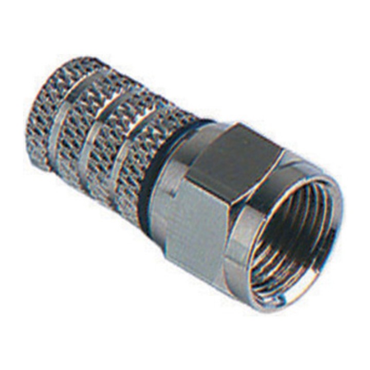 CONNETTORE A VITE TIPO F P/CAVO SAT TV 5,00MM