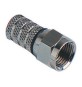 CONNETTORE A VITE TIPO F P/CAVO SAT TV 5,00MM