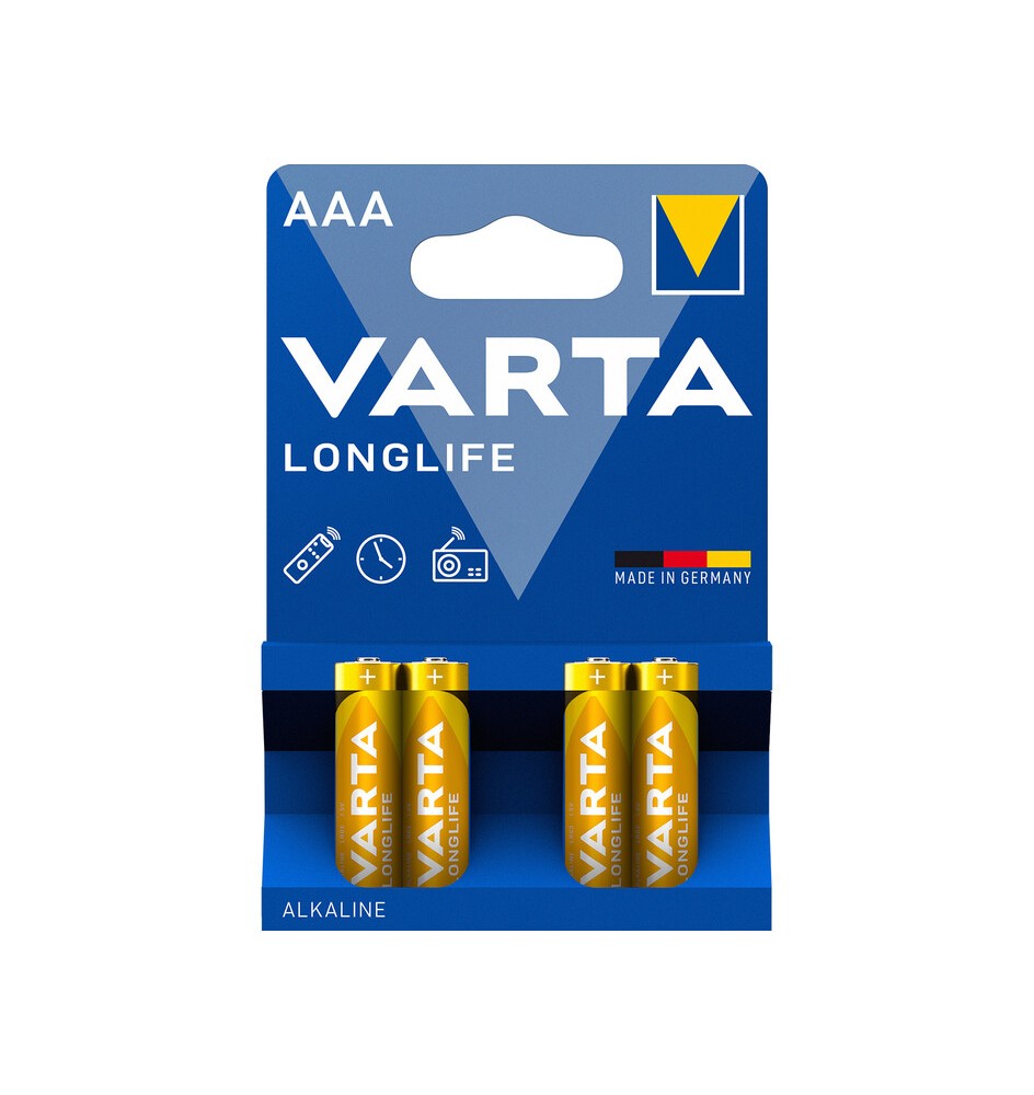 VARTA BATT LONGLIFE ALCALINA MINISTILO BL 4 PZ *