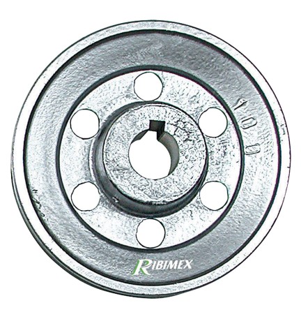 PULEGGIA PER MOTORE 1 gola - Ø 100 - asse 19 mm