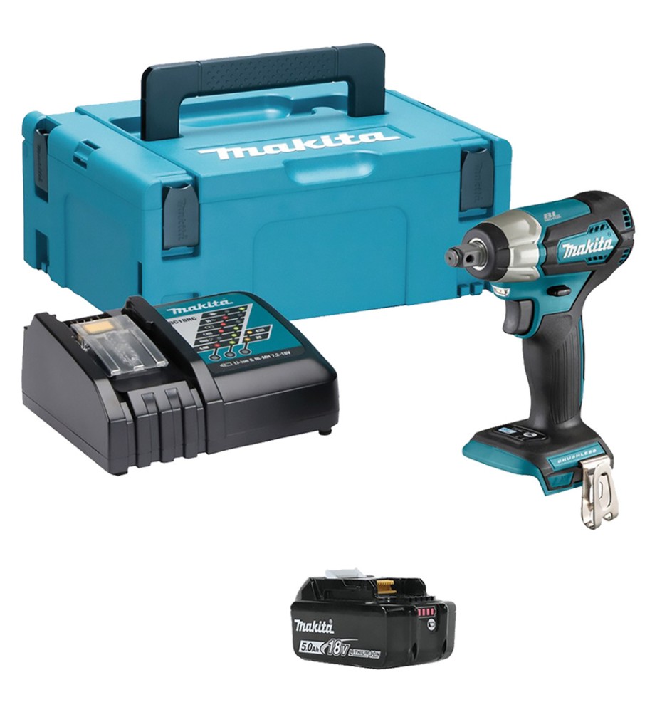 TRAPANO AVVITATORE AD IMPULSI A BATTERIA 'DTW181RTJ' 18V - 2 x 5,0 Ah Litio