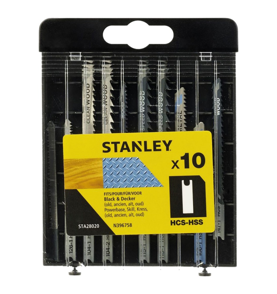 LAMA PER SEGHETTO ALTERNATIVO SET MISTO HCS (5 pz) + HSS (5 pz) - cassetta