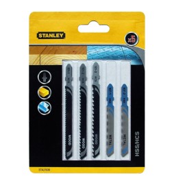 LAMA PER SEGHETTO ALTERNATIVO SET MISTO HCS (3 pz) + HSS (2 pz) - blister