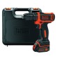 TRAPANO AVVITATORE A BATTERIA 'BDCDD12K-QW' 10,8V - 1,5 ah Litio