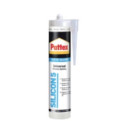 PATTEX SILICON 5 UNIVERSALE TRASPAR 280 ML CARTUC