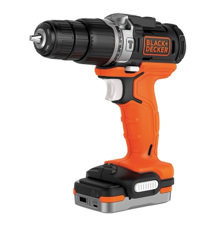TRAPANO AVVITATORE A BATTERIA CON PERCUSSIONE 'BDCHD12S1-QW' 12V - 1,5 ah Litio
