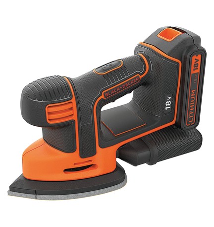 LEVIGATRICE A BATTERIA MOUSE 'BDCDS18-QW' 18V - 1,5 Ah Litio