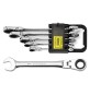 SERIE CHIAVI COMBINATE A CRICCHETTO SNODATE 5 pezzi