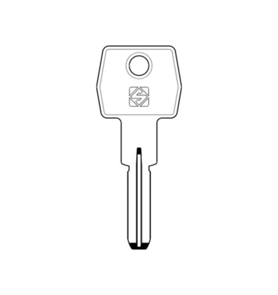 SILCA AGB5 CHIAVE PUNZONATA OTTONE