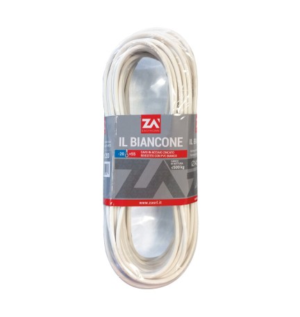 FILO STENDIBIANCHERIA BIANCONE ACC ZIN CONF 20 M