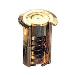POZZETTO A MOLLA OTTONE LUCIDO D 6X30 MM*