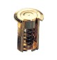POZZETTO A MOLLA OTTONE LUCIDO D 6X30 MM*