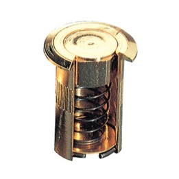 POZZETTO A MOLLA OTTONE LUCIDO D 20X30 MM*