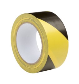 NASTRO SEGNALETICO 50MMX33M ADESIVO GIALLO NERO