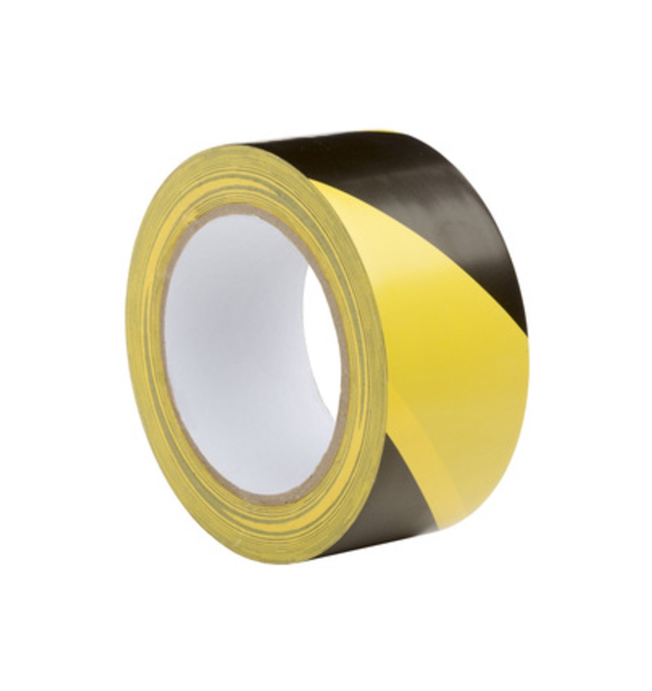 NASTRO SEGNALETICO 50MMX33M ADESIVO GIALLO NERO