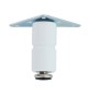 PIEDINO LEGNO PIASTRA MOBILE 200 MM BIANCO*