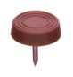 SOTTOSEDIA C/FALSA VITE 17 MM MARRONE**