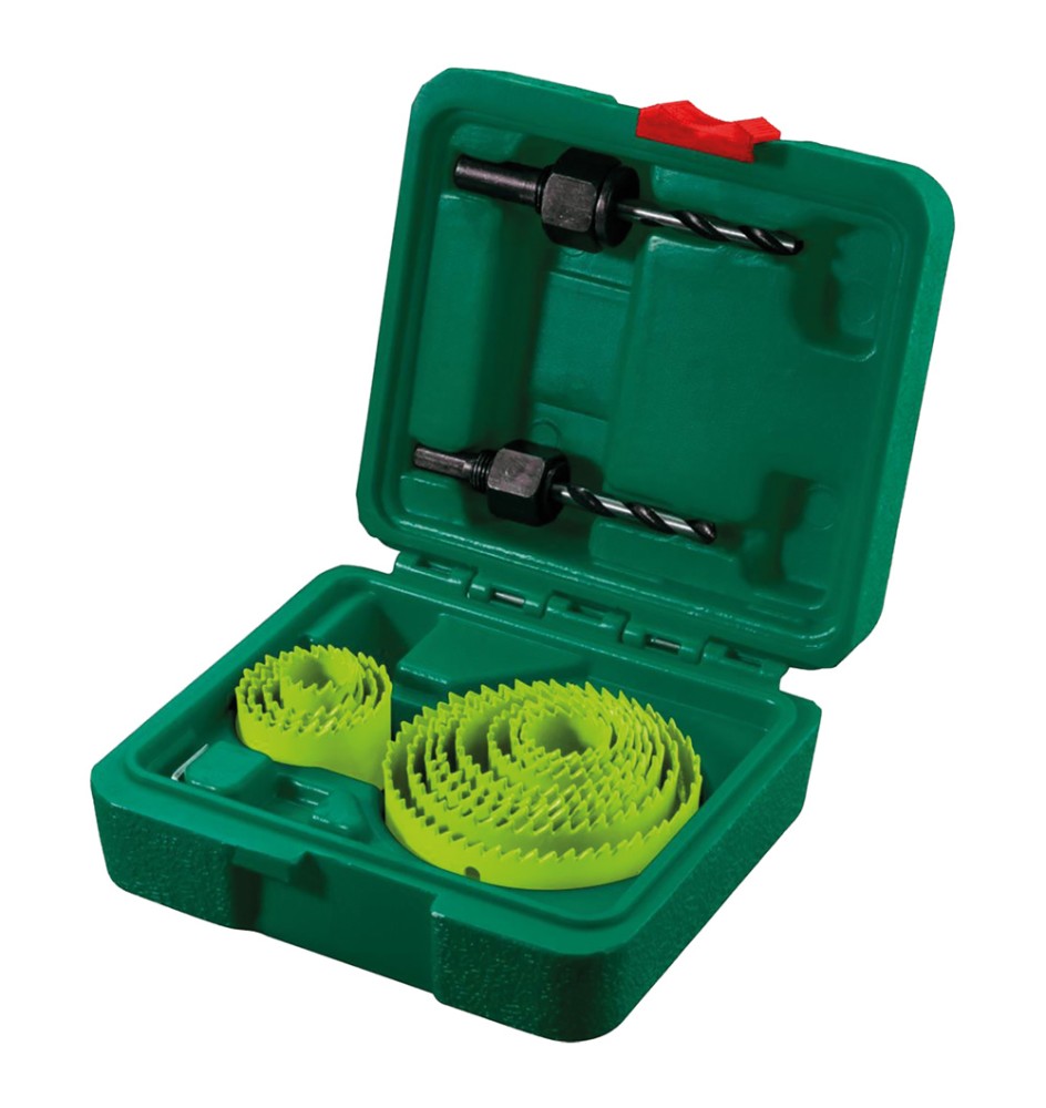 SEGHE A TAZZA PER MULTIMATERIALI set 14 pz