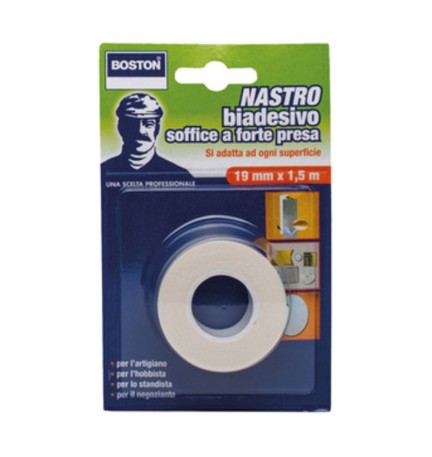 BOSTON NASTRO BIADESIVO FORTE 19MMX1,5M