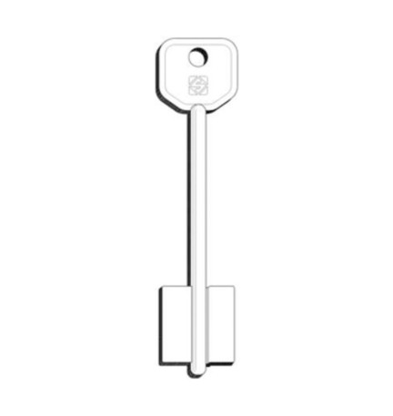 SILCA 5AT7 CHIAVE DOPPIA MAPPA OTTONE