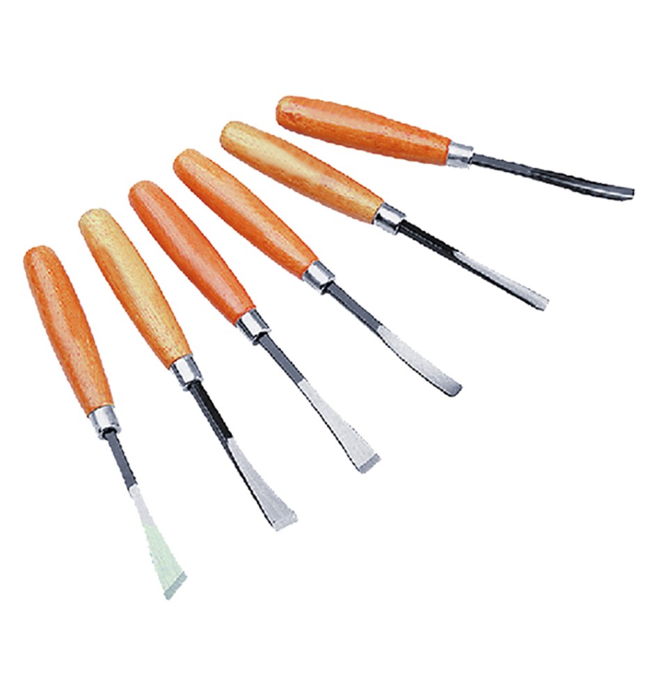 SGORBIE PER LEGNO serie 6 pezzi